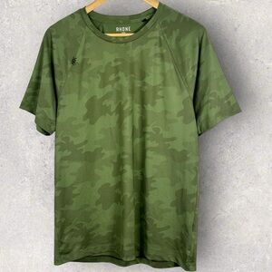 Rhone Reign Camo Performance Tee Green Size Medium Performance Technical T-Shirt
